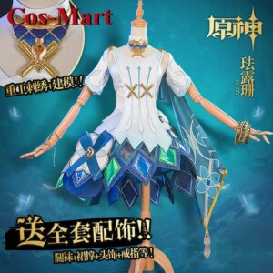 Cos-Mart Hot Game Genshin Impact Faruzan Cosplay Costume Elegant Sweet Battle Uniform Dress Activity Party Role Play Clothing