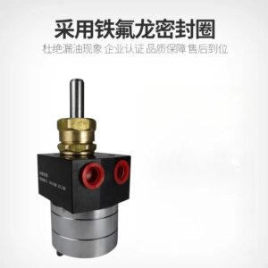 Electrostatic painting gear paint pump metering