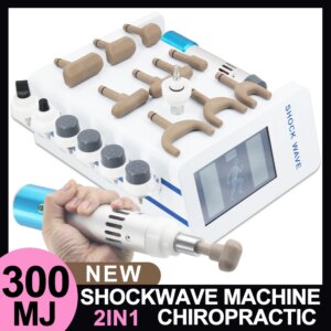 300MJ Shockwave Therapy Machine Chiropractic Tool Effective ED Treatment Relieve Neck Pain Professional Shock Wave Body Massager