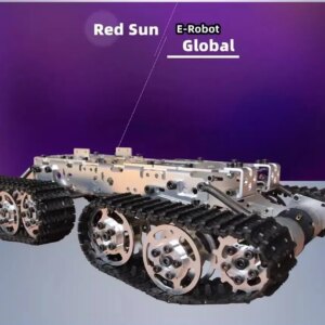 Metal Smart Crawler Robot Tank Chassis Kit With 33GB-520 12V DC Motor Aluminum Alloy Panel DIY For Arduino Toy