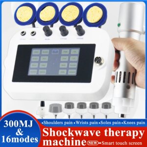 300MJ Physiotherapy Shockwave Therapy Machine EMS 2025 Newest Tech Handle For ED Treatment Massage Relieve Back Pain Relaxation