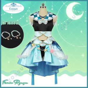 Vtuber Nijisanji Finana Cosplay Costume Dress Halloween Carnival Party Suit Fashion Uniform lovely Outfit Clothing 2022