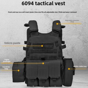 Tactical Vest, Tactical Vest, Training Multipurpose Equipment Lightweight Armor