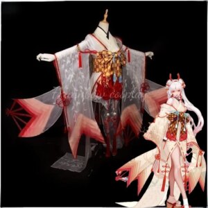 Onmyoji SSR Shiranui Cosplay Game Onmyoji Halloween Uniforms Dress Sets Anime Cosplay Costume