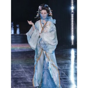 Women Hanfu Dress Han Clothing National Style Grand Ceremony Show Style Chu Yunling Hanfu Warring States Robe Embroidery
