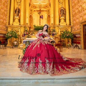 Luxury Sparkly Applique Quinceanera Dresses for Girl Off Shoulder Ball Gowns for Birthday Party Customized abiti da cerimonia
