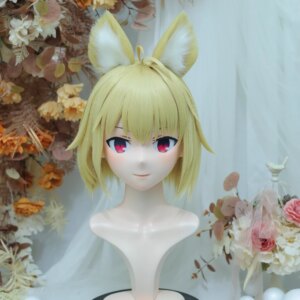 (NFD311-39)Customize Full Head With Lock Pretty Female/Girl Japanese Animego Character Kig Cosplay Kigurumi Mask Crossdress Doll