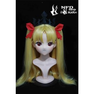 Kigurumi FGO-Areshkigaal Kigurumi mask Full Headband Lock Cosplay Headshell Prop Costume