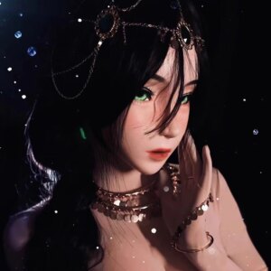 Customized Female Sweet Girl Resin Half Head/Full Head OR Kigurumi BJD Eyes Crossdress Cosplay Japanese Anime Role Mask