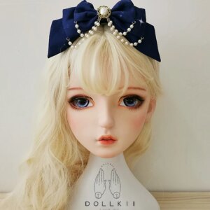 (DOLLKII-W) Top Quality Handmade Female Girl Resin Half Head Cosplay Japanese Role Play BJD Kigurumi Mask Crossdresser Doll Mask