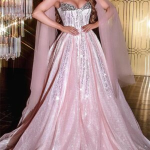 Luxurious Beaded Evening Dress 2024 Glamorous Sleeveless Bridal Dress Classic A-Line Floor Length Gown Vestido De Novia