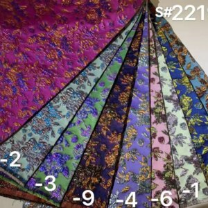 2025 Hot Sale Jacquard Fabric Special Fashion Customized DIY Bridal Wedding Dress Colorful Fabric