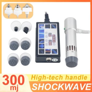 300MJ Shockwave Therapy Machine With 10 Probes Helps Spine Pain Shoulder Muscle Relaxation Shock Wave Instrument Body Massager