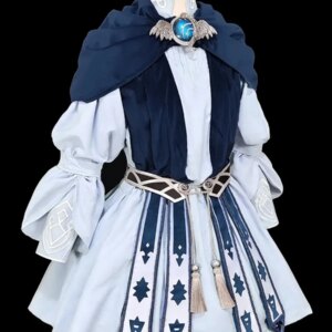 ViVi-Cos Ff14 Meteion Little Blue Jay Cosplay Costume Cos Game Anime Party Uniform Hallowen Play Role Clothes Clothing