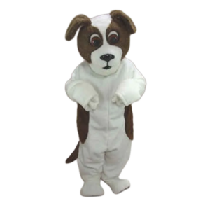 Brown & White St. Bernard Dog Mascot costume Cartoon Character Plush Mascotte Outfit Suit Fancy Dress Carnival Holiday Party726
