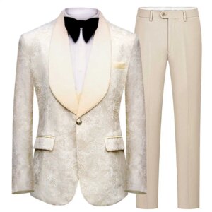 Classic Style Men’s Slim Fit Quality Suit Lapel Wedding Men Suits 2 Pieces Blazer Pant for Man Wedding Suits Groom Customized