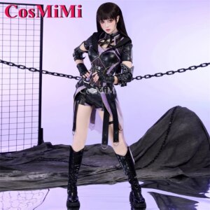 CosMiMi Game Love And Deepspace Leading Lady Cosplay Costume Dark Night Soft Walk Fashion Uniforms Carnival Role Play Clothing