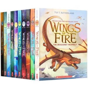 10 Books Wings of Fire Children’s Adventure Story Science Fiction Bridge Book Learning English Read Gift Book Sets in English
