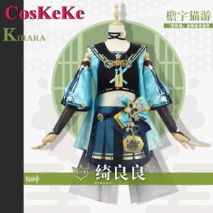 CosKeKe Kirara Cosplay Anime Game Genshin Impact Costume Fashion Uniform Full Set Women Halloween Party Role Play Clothing New