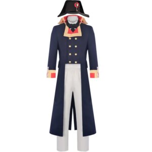 FC65PCS Napoleon Movie Cosplay Costume Male Shirt Coat Pants Hat Disguise Outfits Fantasia Halloween Carnival Party Suit fo@FC8!