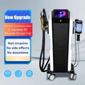 EMS 2in1 Hi-emt Body Sculpting Roller Physiotherapy Eliminates Pain Orange Peel Tissue Slimming Machine