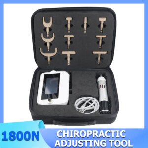 Chiropractic Adjusting Tool Body Relax Correction Spinal Gun Spine Massage Corrector Therapy 10 Head 1800N
