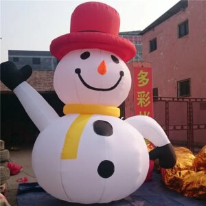 Inflatable Santa air model snowman cartoon doll luminous arch