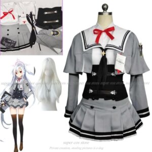 Blue Archive Morizuki Suzumi Game Suit Lovely Uniform Cosplay Costume Halloween Party Role Play Outfit Women