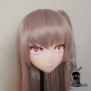 (KM5167)Top Quality Handmade Female Resin Cosplay Japanese Role Play UMP45 Kigurumi Mask Crossdresser Doll Transgender Mask