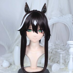 Customize Character Female/Girl Resin Kig Full Head With Lock Anime Cosplay Japanese Anime Kigurumi Mask