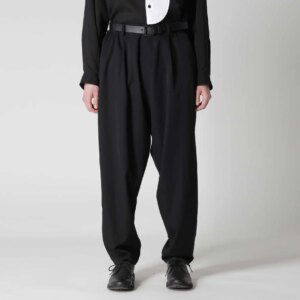 YOJI OOAK wool zipper pocket design casual pants solid color straight tube comfortable loose pants men’s pants