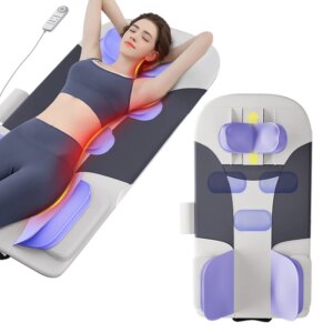 Folding Back Massage Mattress Mat Heating Massager Whole Body Waist Cervical And Lumbar Massage Cushion