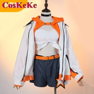 CosKeKe Kiana Kaslana Cosplay Game Honkai Impact 3 Costume Daily Wear Sweet Lovely Uniform Activity Party Role Play Clothing New