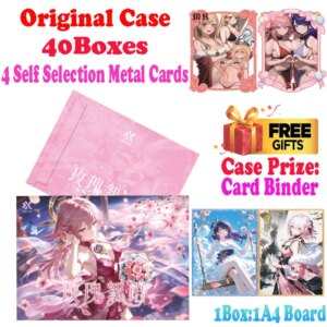 2025 Lastest A4 Size Rose Whisper Waifu Acrylic Card Board No Duplicate Master Set Ganyu Furina Keqing Artboard