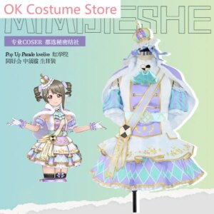 Anime LoveLive! ALLSTARS Nakasu Kasumi Birthday Dress Game Suit Lovely Uniform Cosplay Costume Halloween Party Outfit