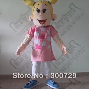 Christmas Girl Mascot Costume Suits Cosplay Party Game Dress HOT Mascot Costume