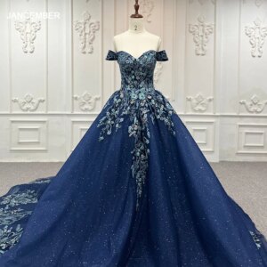 DY9872 Appliques Long Engagement Dresses Sweetheart Women’S Evening Dress Off Shoulder Lace Up Elegant Woman Party Dress שמלות
