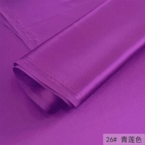 Silk stretch satin 19momme 140cm wide dress fabric solid color