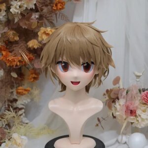 Kigurumi Diling makes Kigurumi mask full headband lock cosplay headshell props costume anime game