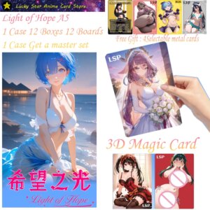 Light of Hope A5 3D Magic Card A5 Goddess Boards Goddess Story Collection Cards Waifu Card Swimsuit Girl Bikini Doujin Party