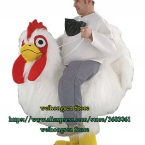 Latest Customized Adult High Quality EVA Helmet Chicken Back Mascot Clothing Cartoon Set Advertising Game Carnival Party 364