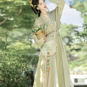 Design sense Hanfu female Chinese chest-length ruqun Guofeng suit