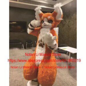 High Quality Plush Husky Dog Fox Wolf Mascot Costume Cartoon Set Role-Playing Advertising Game Birthday Party Adult Size 212