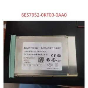 6ES7952-0KF00-0AA0 Used tested ok SIMATIC S7, memory card for S7-400, long design, 5V Flash EPROM, 64 Kbyte 6ES7952 0KF00 0AA0