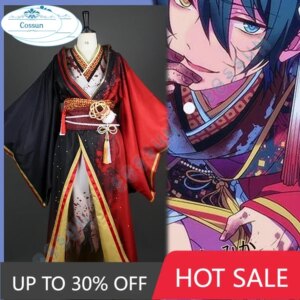 COSSUN [Customized] Game Ensemble Stars Kagehira Mika Cosplay Costume Japanese Kimono Suit Halloween Uniforms Anime Clothing