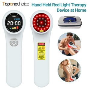 1760mW Laser Physical Therapy Device Red & Near Infrared Light Pain Relief Pets Dog Cat Horse Anti-Inflammation Sports Injuries