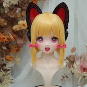 Kigurumi Cai Yu Moe Kigurumi mask full headband lock cosplay headshell props costume anime game