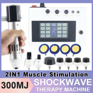 300MJ Shockwave Therapy Machine ED Treatment Shock Wave Equipment Physiotherapy Muscle Massage Electrical Muscle Stimulation