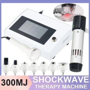 300MJ Shockwave Therapy Machine Treatment Patellar Tendinitis Relieve Muscle Pain Fatigue Relax Easy Operation Home Use Device