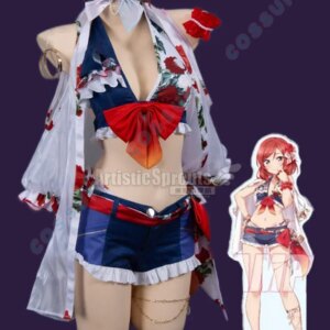 Lovelive Nishikino Maki Women Swimsuit Cosplay Costume Cos Game Anime Party Uniform Hallowen Play Role Clothes Clothing